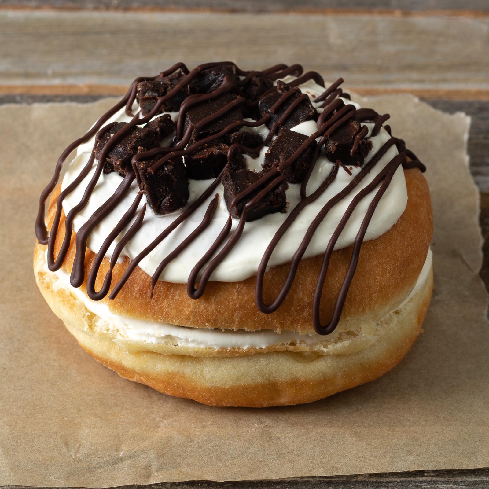 Boston Creme Cookie Doughnut