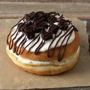 Boston Creme Cookie Doughnut